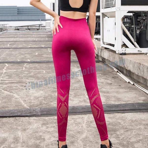 13 - Legging van Mesh met hoge taille - Wholesale Fitness Clothing Manufacturer