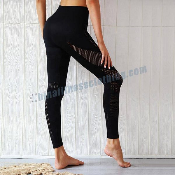 2 3 - Side Mesh Leggings Wholesale - Custom Fitness Apparel Manufacturer