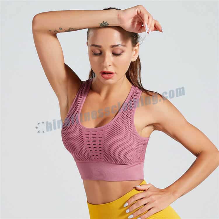 Buy Wholesale China Ladies' Sports Bra, Back Panel In Breathable