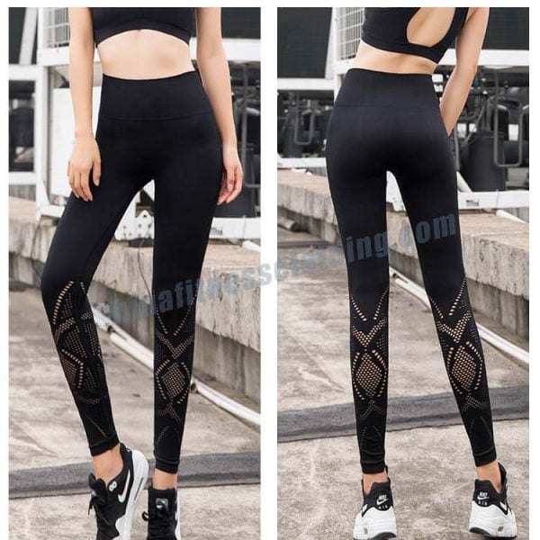 5 1 1 - High Waisted Mesh Leggings - Wholesale Fitness Clothing Manufacturer