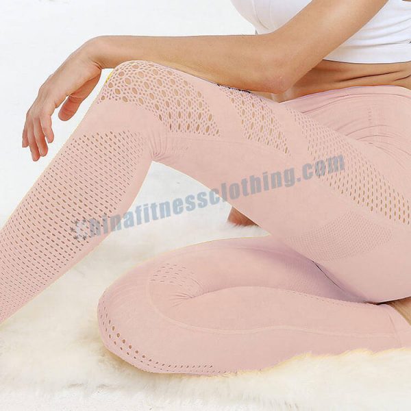 5 1 - Side Mesh Leggings Wholesale - Custom Fitness Apparel Manufacturer