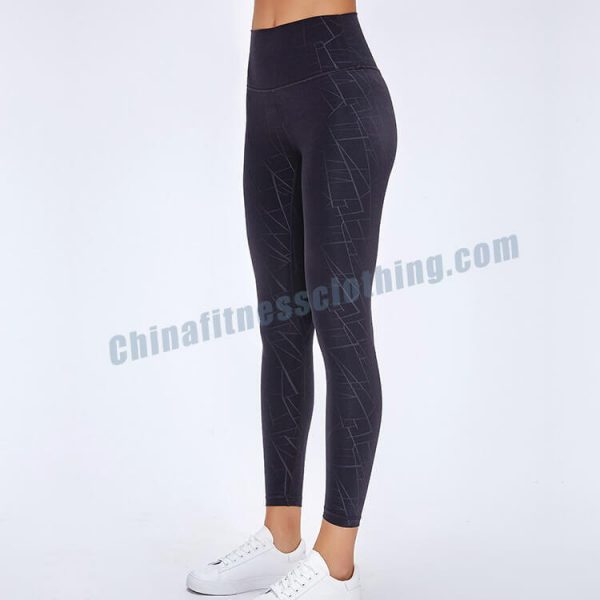 5 - Leggings d'entraînement Camo noir - Wholesale Fitness Clothing Manufacturer