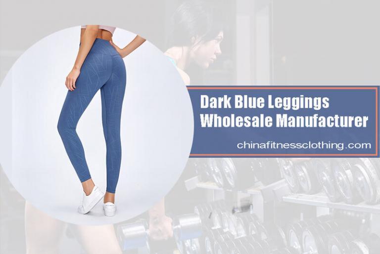 Dark-blue-workout-leggings-manufacturer
