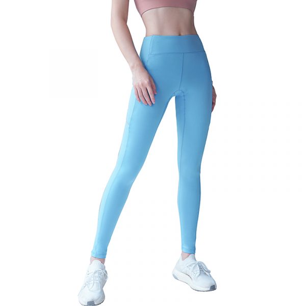 Light Blue Leggings Wholesale supplier 1 - Lichtblauwe Legging Groothandel - Wholesale Fitness Clothing Manufacturer