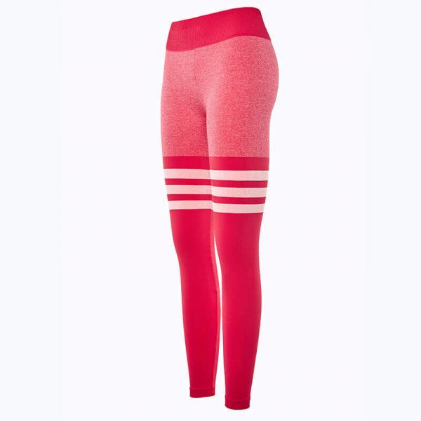 Pink striped leggings wholesale - Roze Gestreepte Legging Groothandel - Wholesale Fitness Clothing Manufacturer