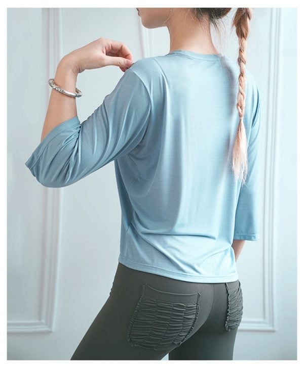 Relaxed fit womens yoga t shirt wholesale - Vrouwen Loose Fitting T-shirts Groothandel - Wholesale Fitness Clothing Manufacturer