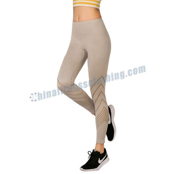 light grey workout leggings wholesale 1 - Leggings gris clair Wholesale - Wholesale Fitness Clothing Manufacturer