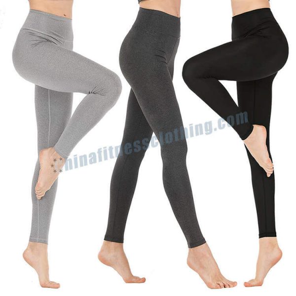 melange ankle length leggings - Leggings tobilleros melange al por mayor - Wholesale Fitness Clothing Manufacturer