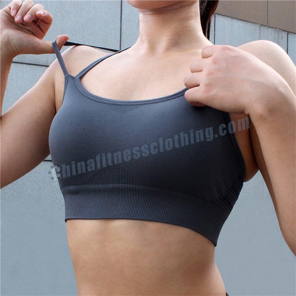 thin strap sports bra suppliers - Dünner Riemen Sport-BH - Wholesale Fitness Clothing Manufacturer