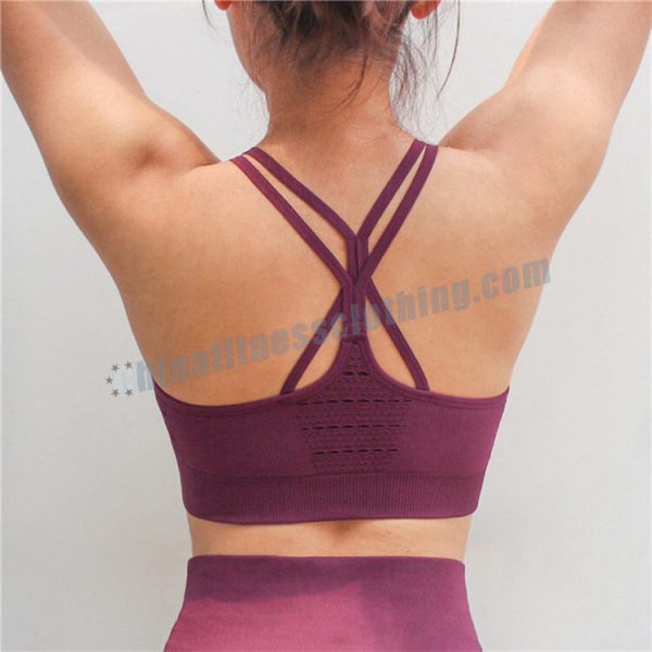 thin strap sports bra wholesale - Dünner Riemen Sport-BH - Wholesale Fitness Clothing Manufacturer