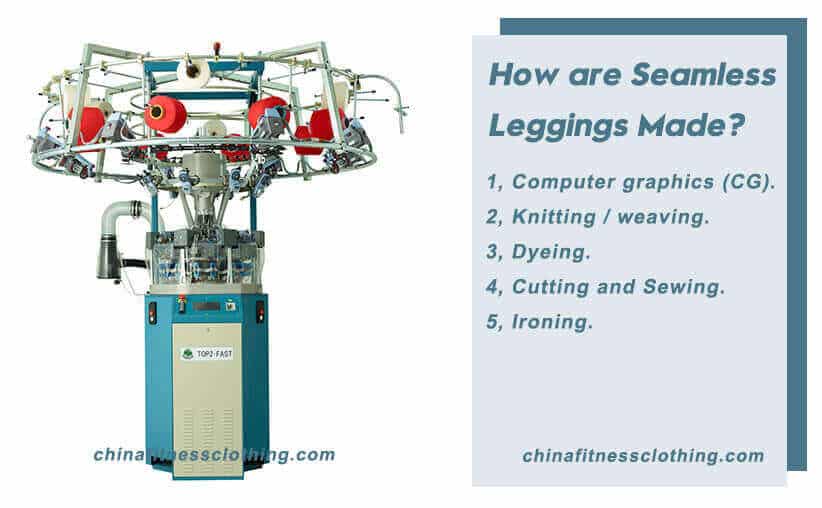 How are seamless leggings made
