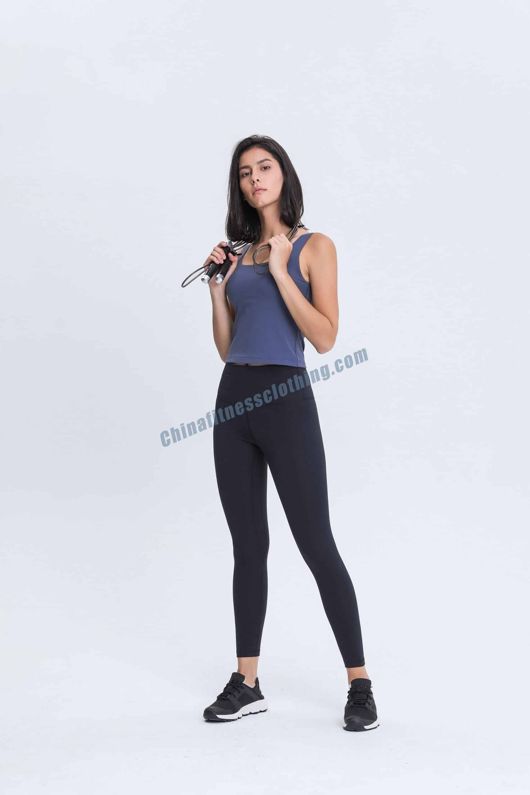 Zwarte Gym Legging Dames Groothandel  