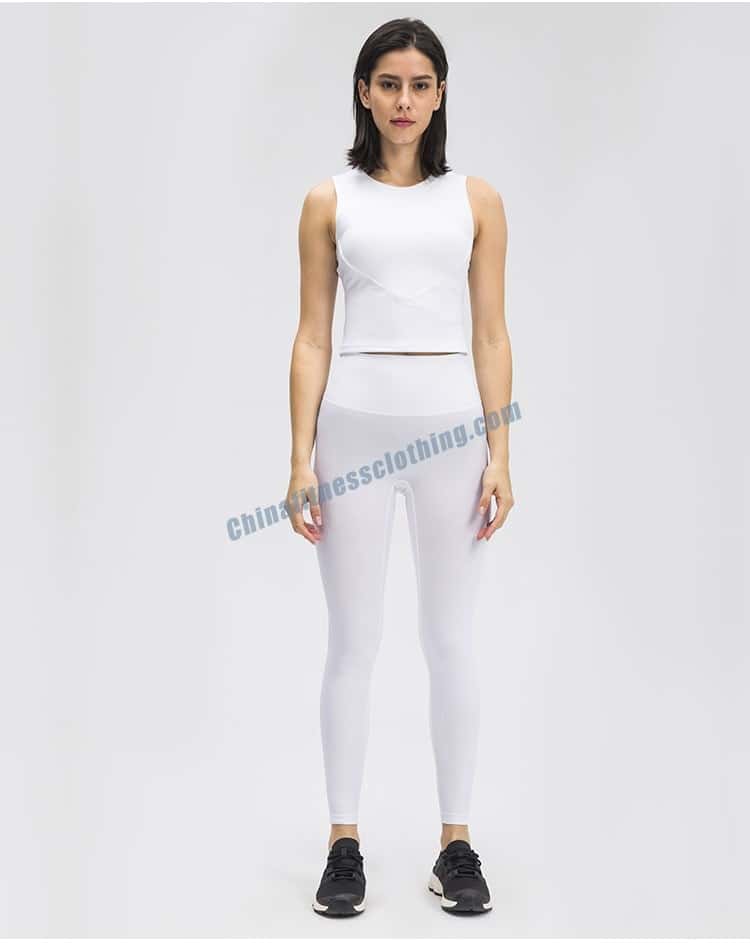white yoga pants wholesale