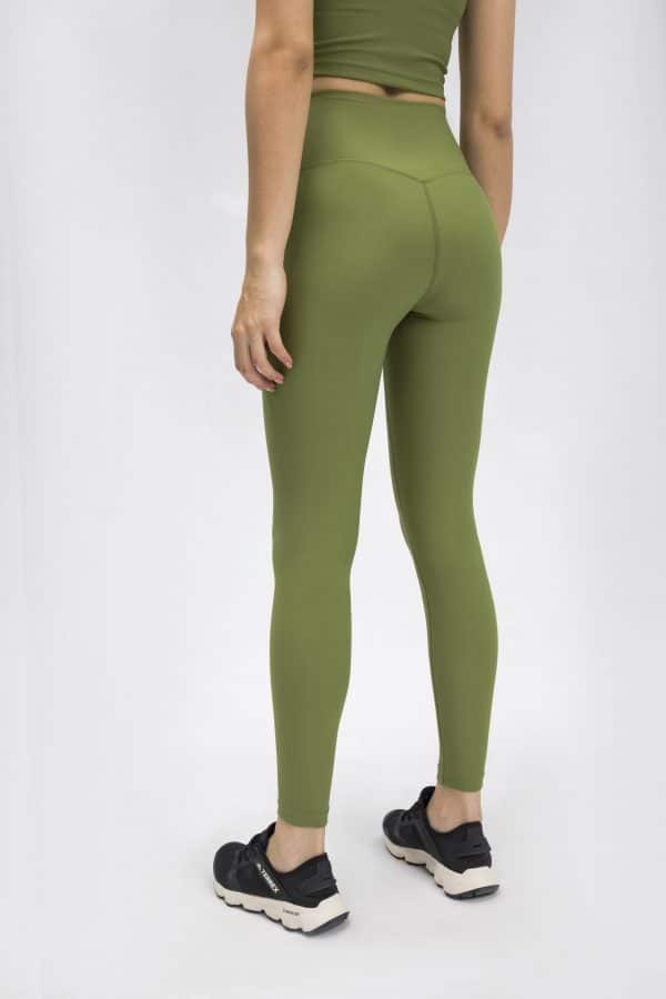 Womens Gym Leggings wholesale3 scaled - Olijfgroene Spanx Legging - Wholesale Fitness Clothing Manufacturer