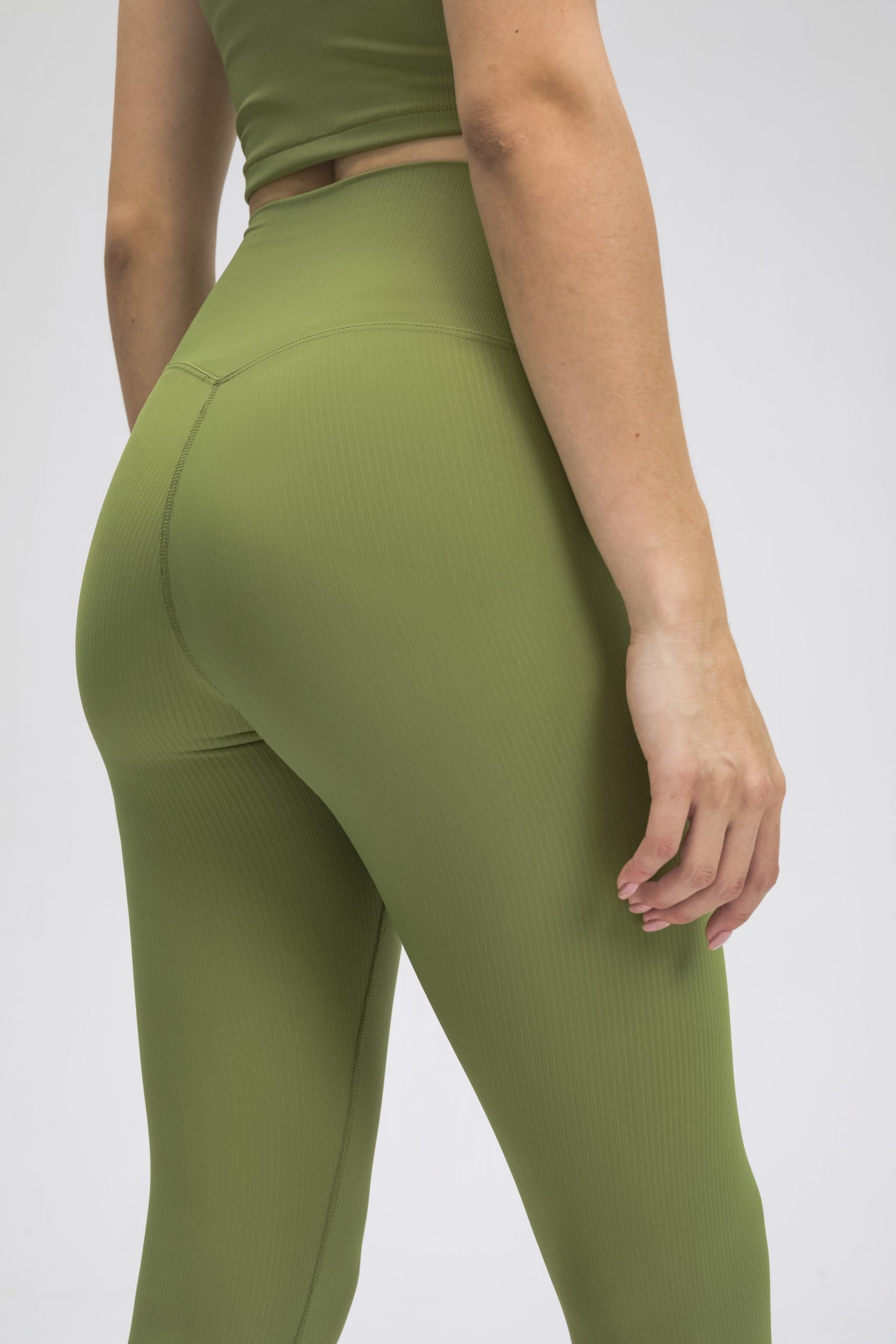 Olive Green Spanx Leggings - China Fitness Clothing