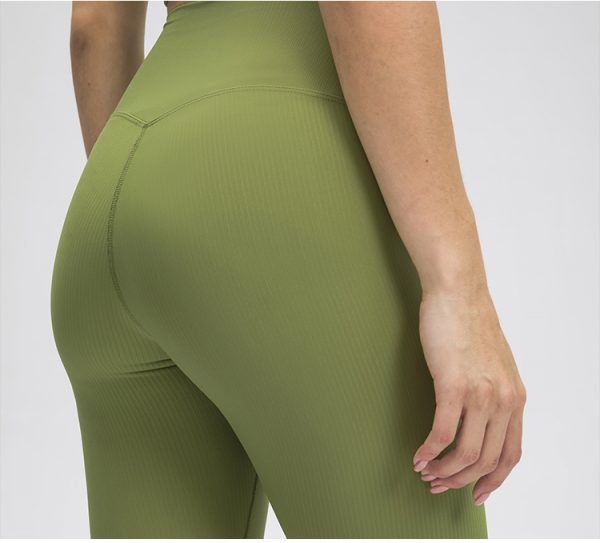 bum lift gym leggings4 - Army Green High Waisted Leggings - Custom Fitness Apparel Manufacturer