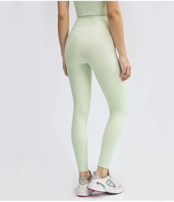 yoga pants gym2 - Leggings de entrenamiento verde claro - Wholesale Fitness Clothing Manufacturer