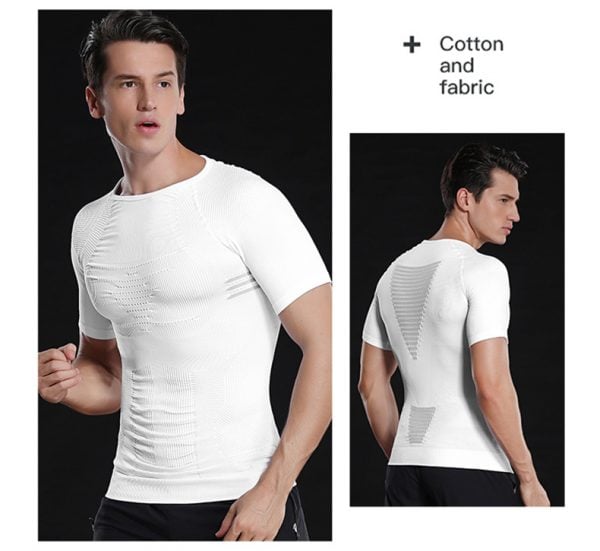 11092940147 1462654320 - White Fitted Short Sleeve Shirt Wholesale - Custom Fitness Apparel Manufacturer