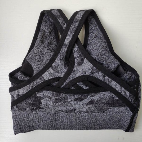 16005 z8slte - Damen Camo Nahtloser Sport-BH - Wholesale Fitness Clothing Manufacturer