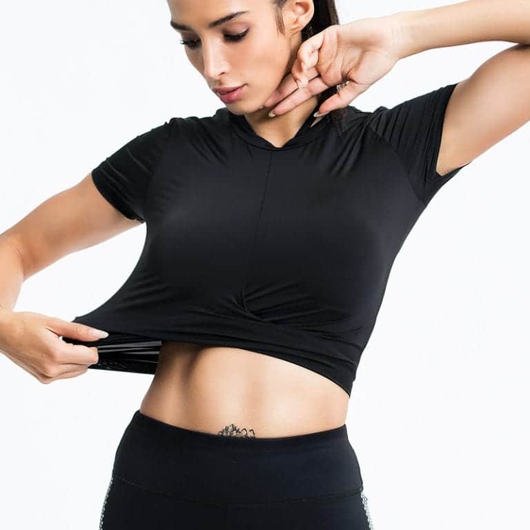 plain black crop top tee4 - Home - Wholesale Fitness Clothing Manufacturer