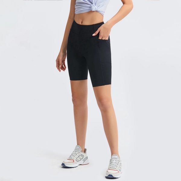 18251 rksfbj - Best Athletic Biker Shorts with Pocket - Wholesale Fitness Clothing Manufacturer