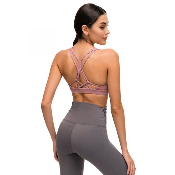 18310 sdpuon - Strappy Back Sports Top - Custom Fitness Apparel Manufacturer