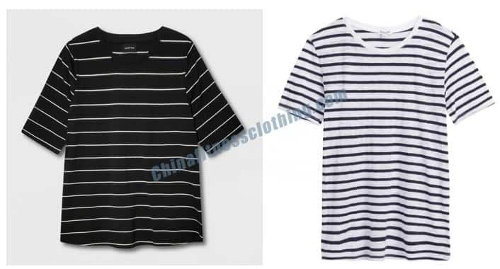 Blank Striped Shirts Wholesale