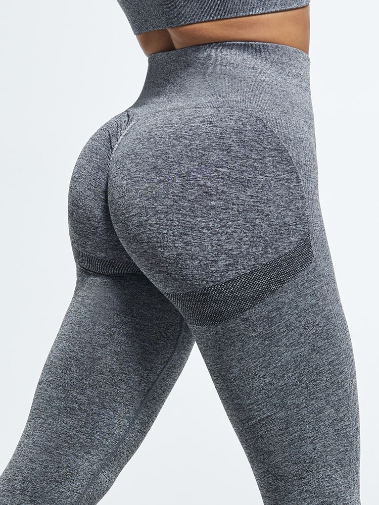 Wholesale Scrunch Butt Textured High Waisted Leggings