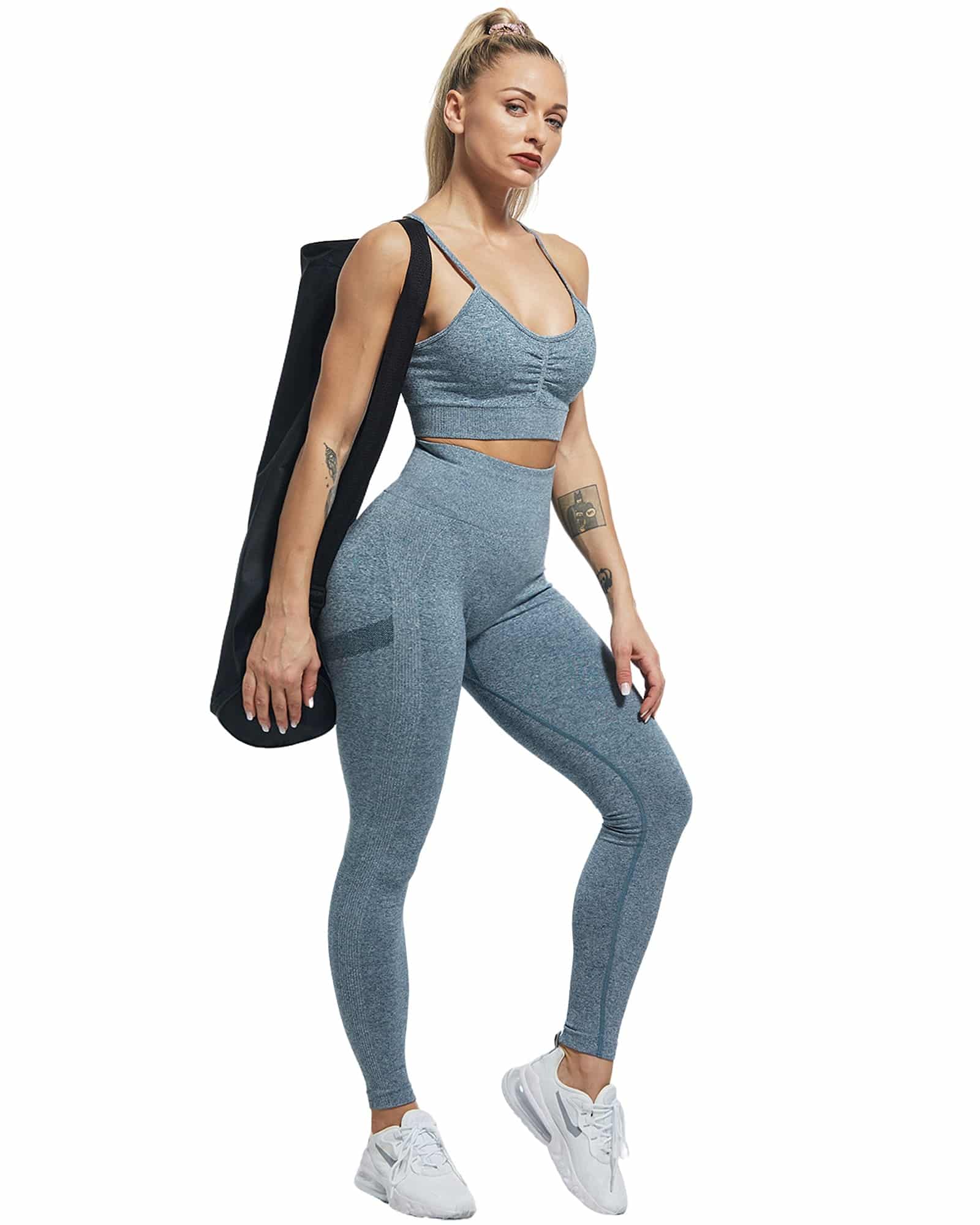 LZYVOO Sport Leggings Women Yoga Pants Tights Seamless Fitness Leggings Gym Clothing Push Up High Waist Workout Pants