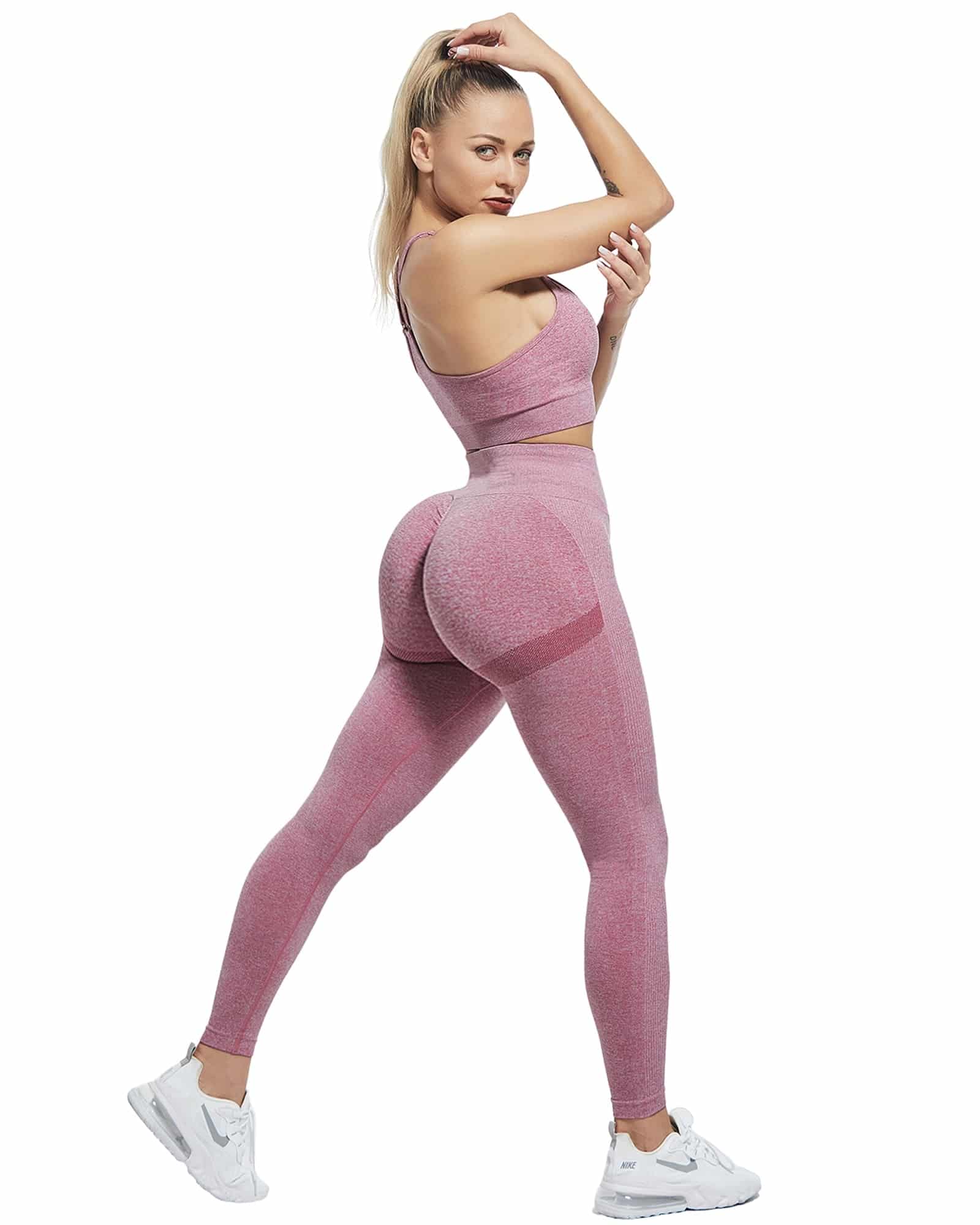 LZYVOO Sport Leggings Women Yoga Pants Tights Seamless Fitness Leggings Gym Clothing Push Up High Waist Workout Pants