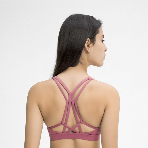 23406 lkflhf - Strappy Back Sports Bra Wholesale - Wholesale Fitness Clothing Manufacturer