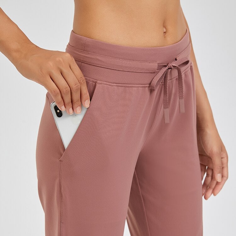 Women workout joggers with pockets