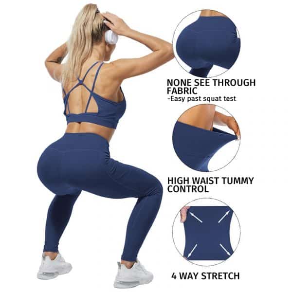 24058 - Squat Proof Leggings With Pockets - Custom Fitness Apparel Manufacturer