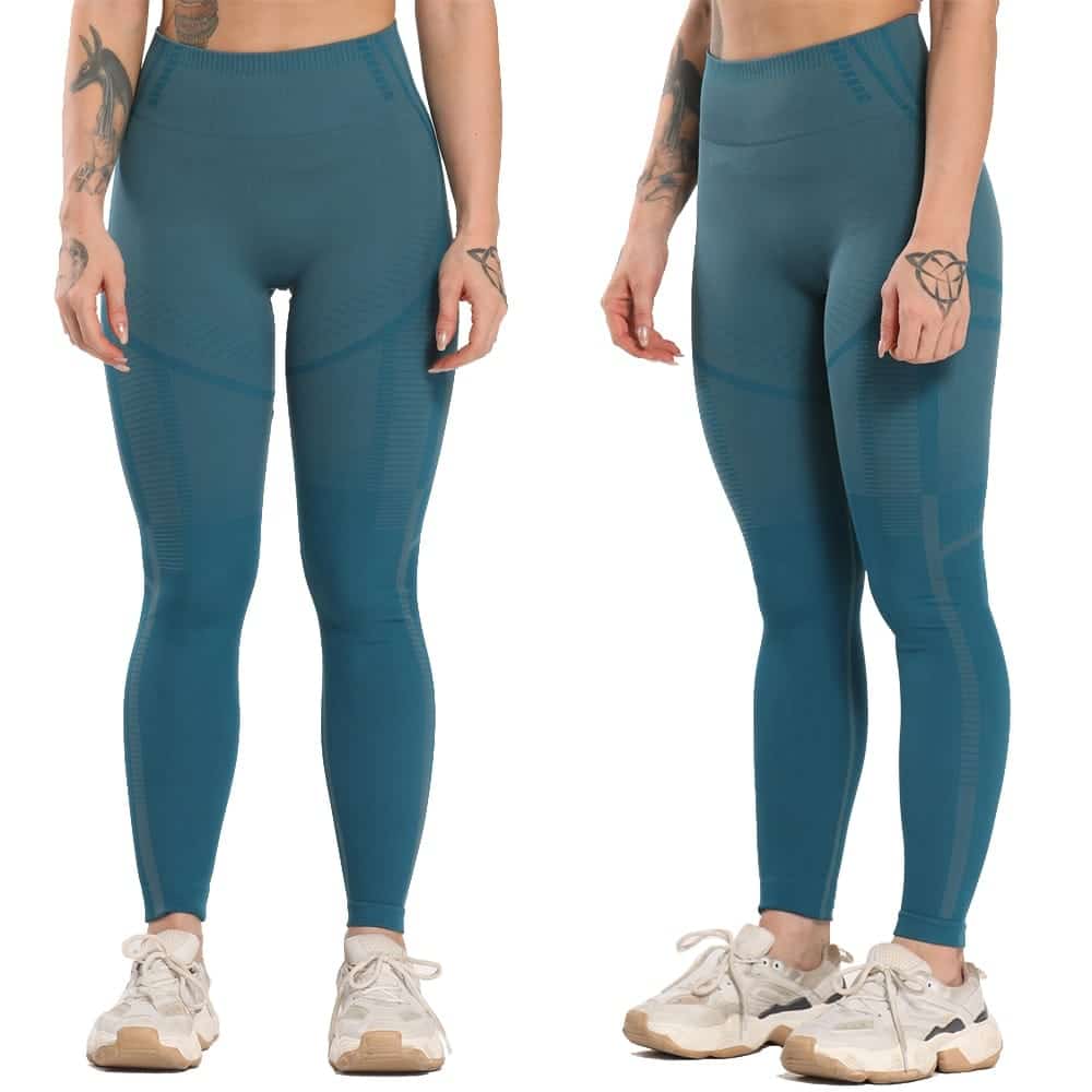 Fitness Leggings Women High Waist Yoga Pants Gym Seamless Leggins Workout Running Tights Energy Elastic Trousers Trainning Pants