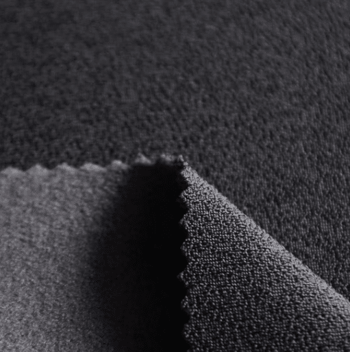 Bonded polar fleece with denim fabric for windproof and thermal outdoor apparel