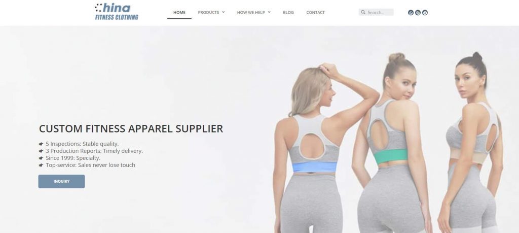 list 10 activewear manufacturers in China