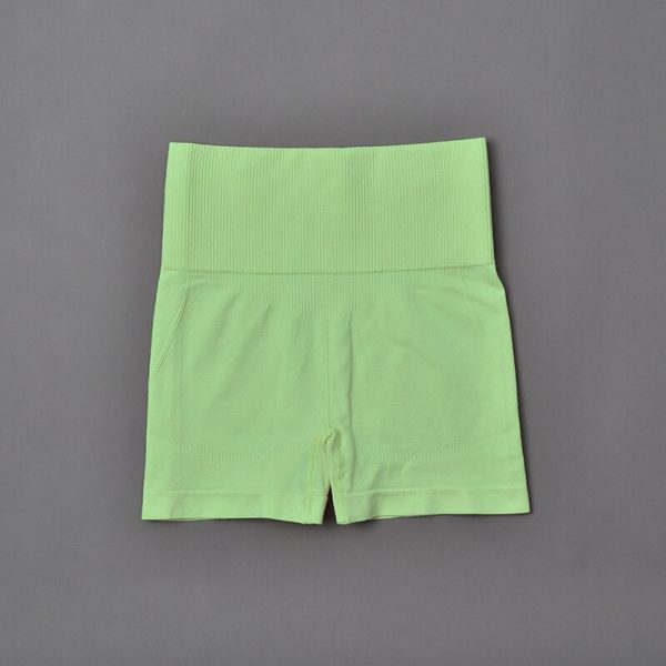 29546 b8csdp - Green Gym Shorts Womens - Custom Fitness Apparel Manufacturer