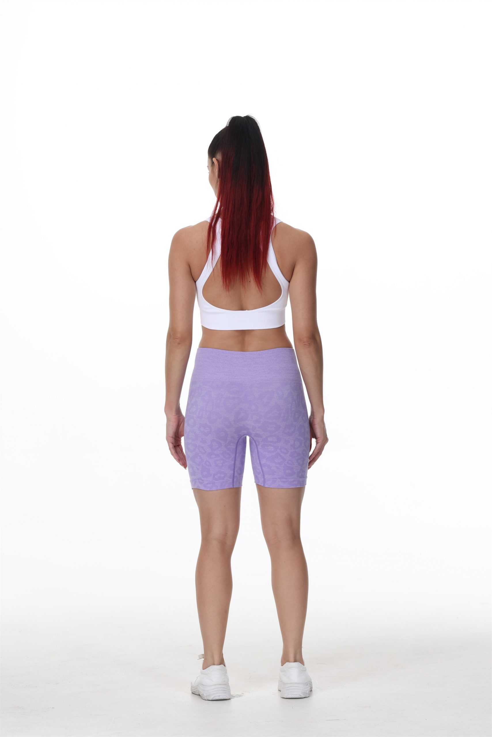 Summer Leopard Print Shorts Fitness Seamless Scrunch Butt Women Running Yoga Shorts High Waist GYM Shorts Bicker Sport Shorts
