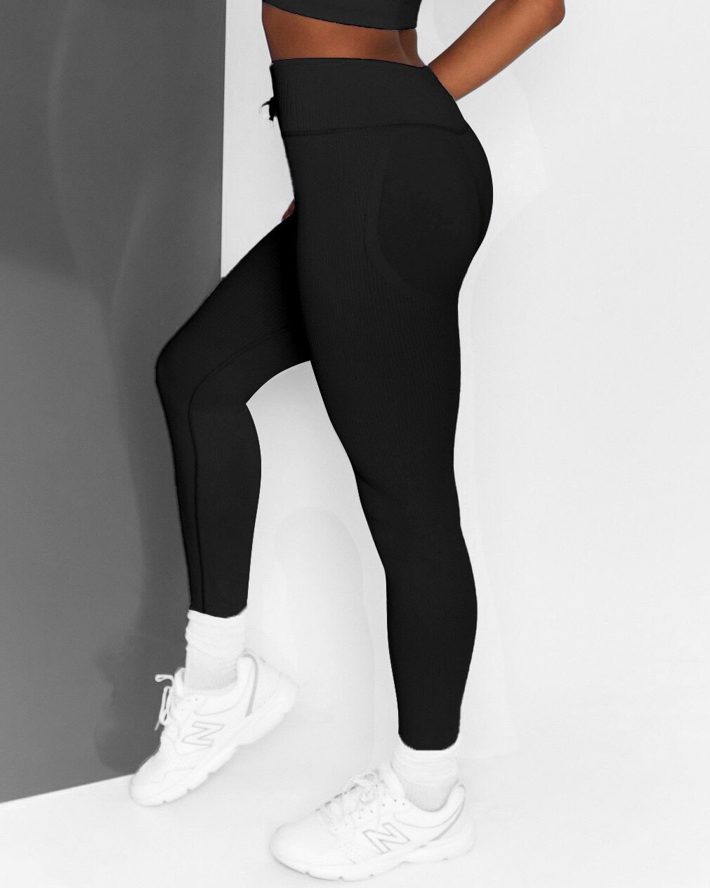 Yoga Pants Women's High Waist Drawstring Tummy Control Leggings Fitness Sweatpants Seamless Gym Workout Leggings Push-up Tights