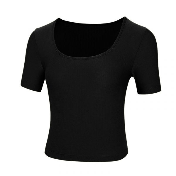 seamless short sleeve 3 1 - Seamless Short Sleeve Workout Top - Custom Fitness Apparel Manufacturer