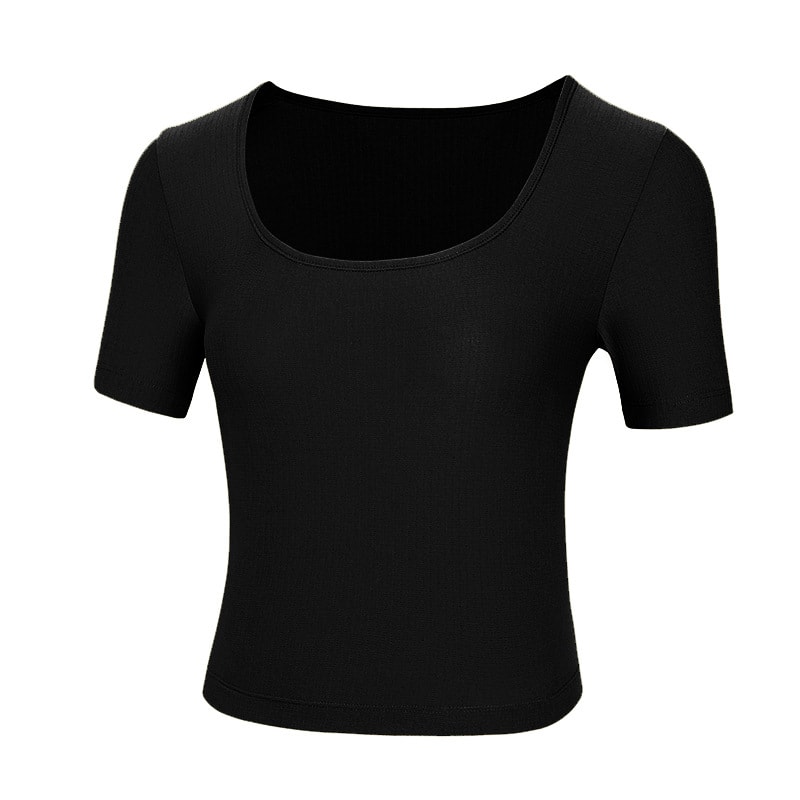 seamless short sleeve 3 - Seamless Short Sleeve Workout Top - Custom Fitness Apparel Manufacturer