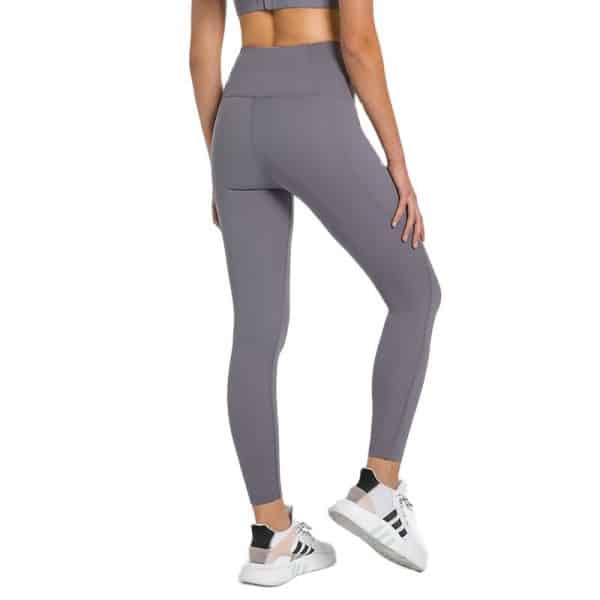 37313 - Hochgeschlossene Leggings mit Taschen Großhändler - Wholesale Fitness Clothing Manufacturer