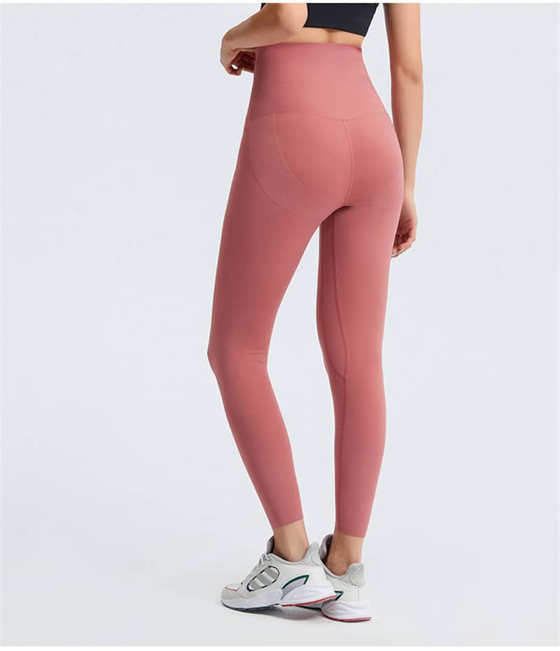 Leggings Workout Tights Yoga Pants High Wist Leggings Sports Women Fitness Gym Clothing Push Up Sport Running Invisible Button