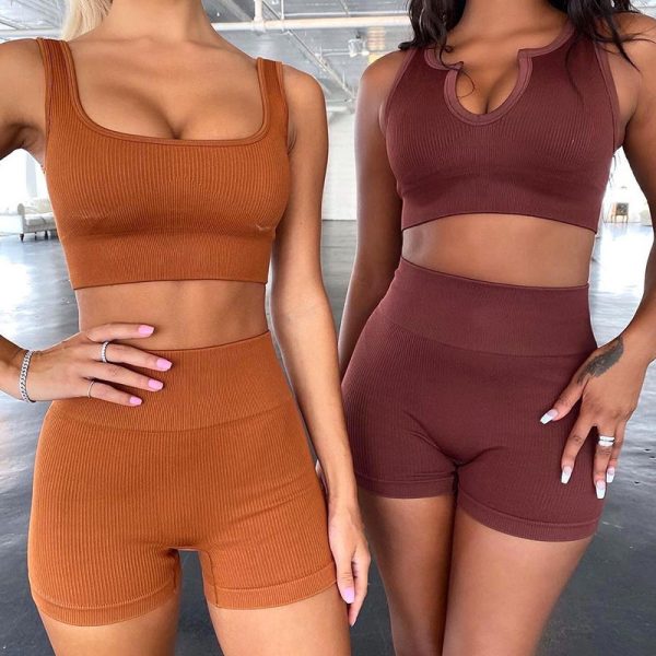 crop top and shorts set wholesale