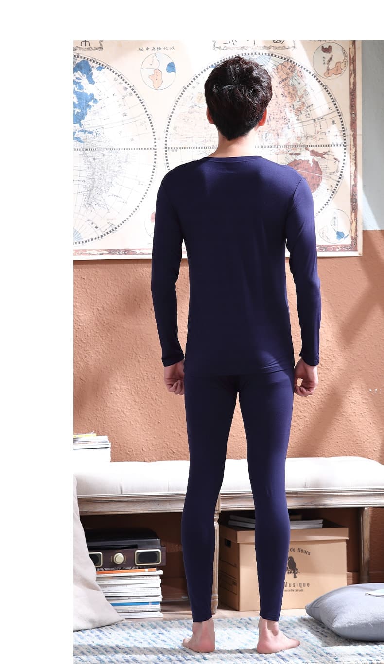 Autumn Men's Thermal Underwear Sets Winter Thermo Underwear Long Johns Winter Clothes Men Thick Thermal Clothing Undershirts Set