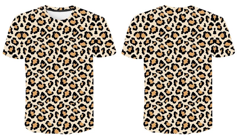 Blank Leopard Tee Wholesale 2 - Blank Leopard Tee Wholesale - Wholesale Fitness Clothing Manufacturer