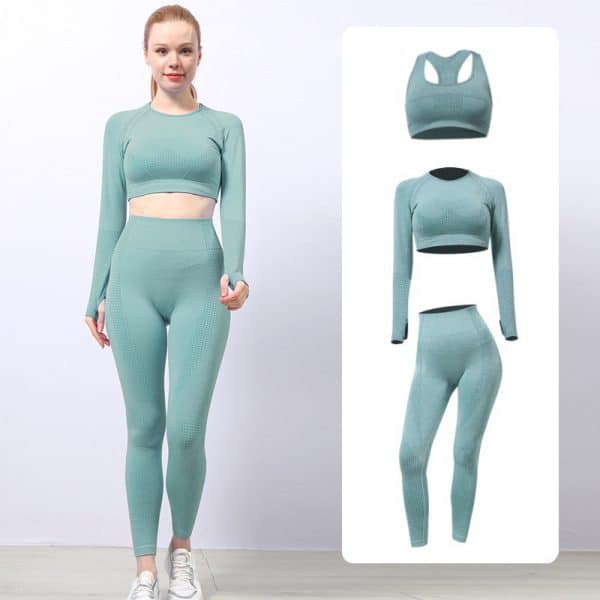 3 piece workout set wholesale