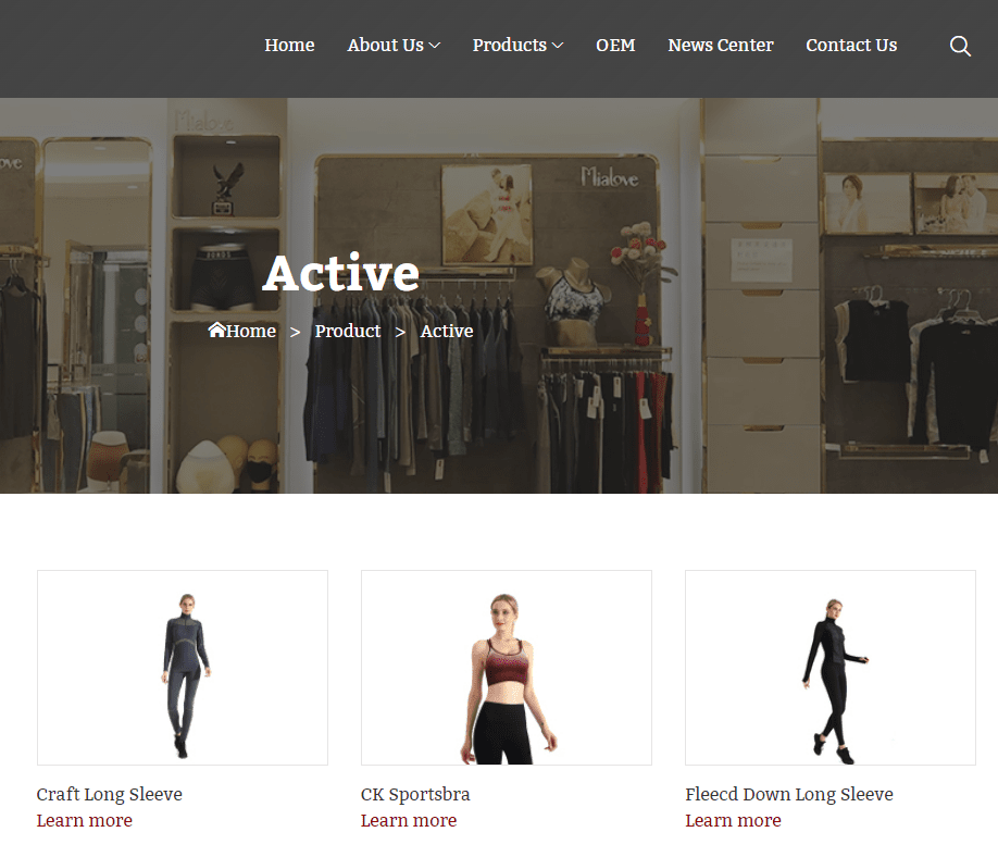 List of activewear manufacturers for startups
