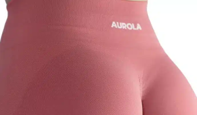 AUROLA seamless leggings with knitted logo