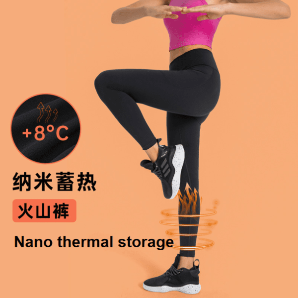 Nano thermal storage - Groothandel fleece gevoerde leggings - Wholesale Fitness Clothing Manufacturer